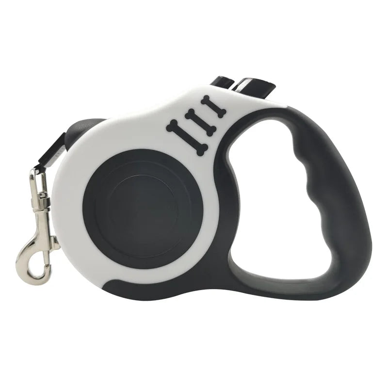 Premium 3M Automatic Retractable Dog Leash - 5M Nylon Lead for Small Dogs & Cats - Perfect for Outdoor Adventures, Walking & Hiking