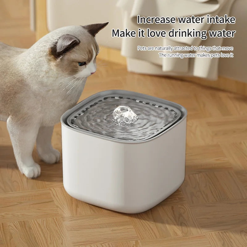 Ultimate 3L Cat Water Fountain – Quiet, USB-Powered, Large Capacity Filtered Water Dispenser for Happy Hydrated Cats!