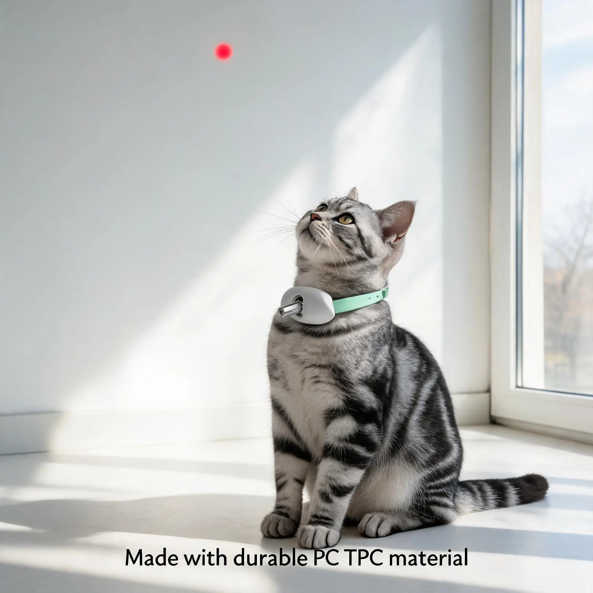Smart Laser Cat Collar - Automatic Interactive Toy for Indoor Kittens, USB Rechargeable & Adjustable 45° Laser for Endless Fun and Exercise