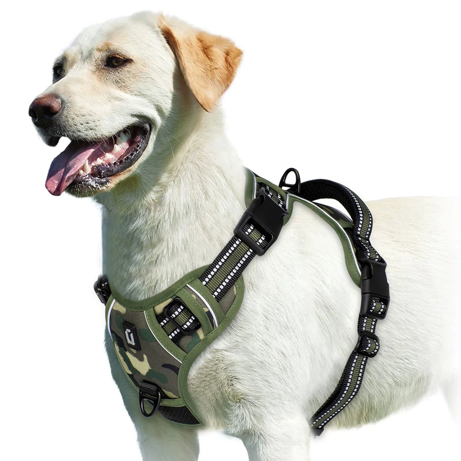 Ultimate No Pull Dog Harness - Adjustable Soft Padded Vest with Easy Control Handle for Comfort and Safety