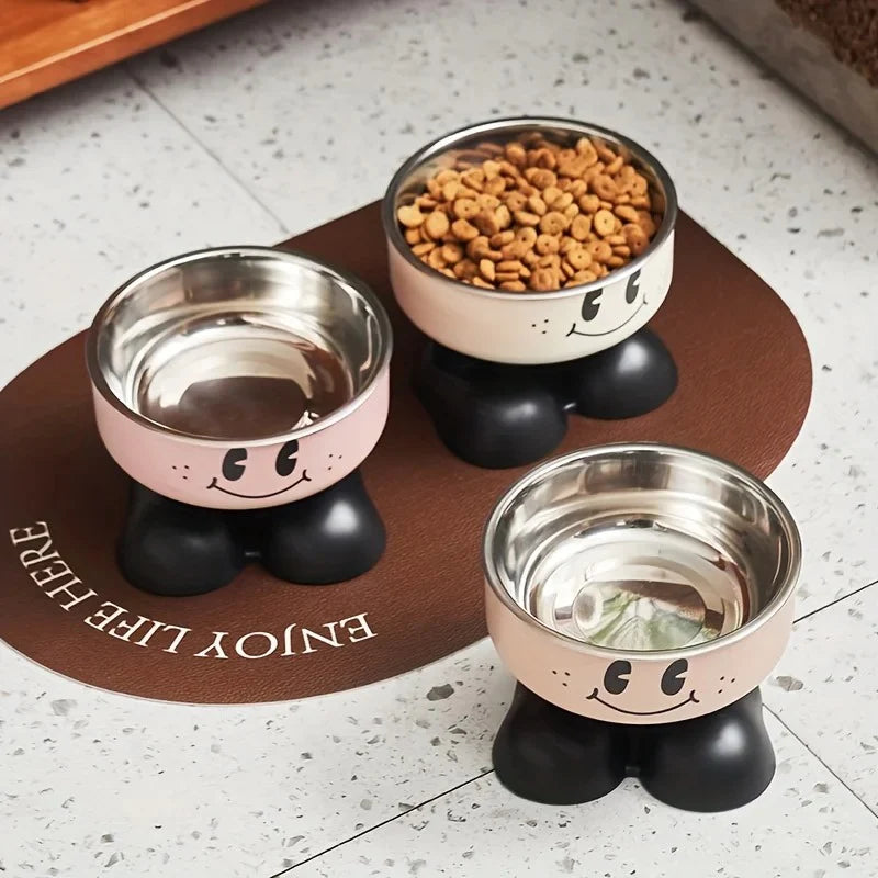 Upgrade Your Pet's Dining Experience with Our Stylish Elevated Stainless Steel Bowls – No Spill, Perfect for Dogs & Cats of All Sizes! 🐾🥣