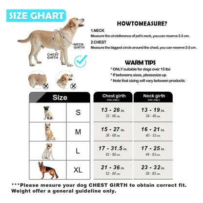 Ultimate No Pull Dog Harness - Adjustable Soft Padded Vest with Easy Control Handle for Comfort and Safety