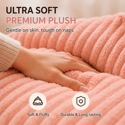 Luxurious Plush Fleece Pet Sofa Bed - 4 Stylish Designs, Ultra-Soft Comfort, Thick Cushions, Washable Cover, Perfect for Indoor & Outdoor Relaxation