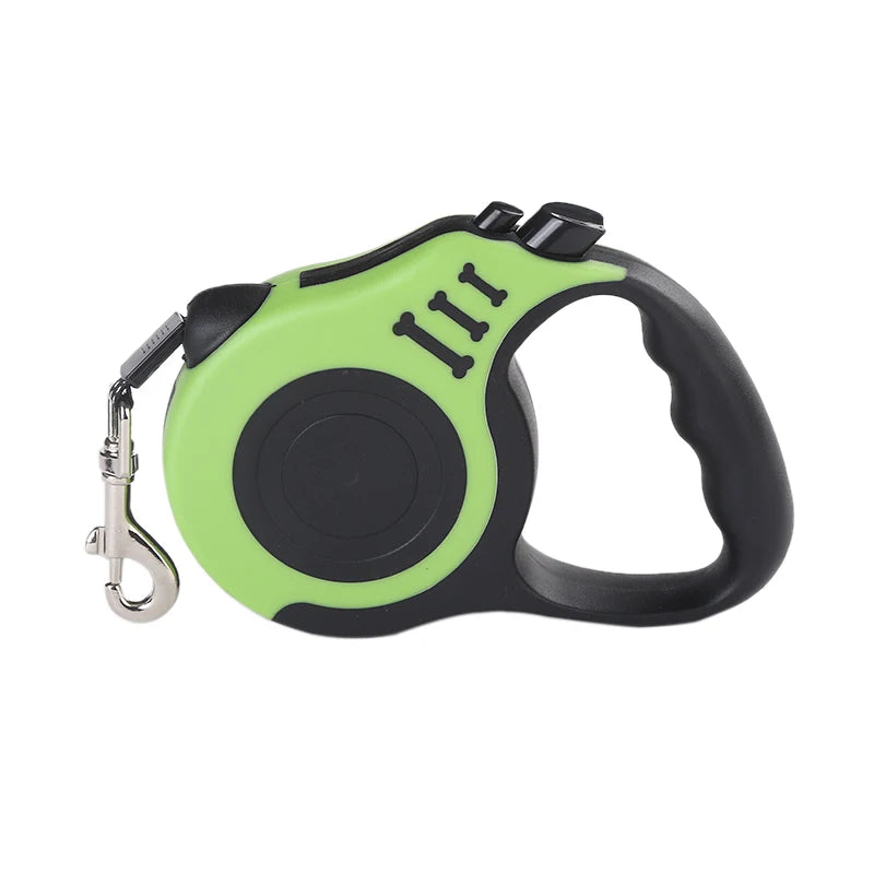 Premium 3M Automatic Retractable Dog Leash - 5M Nylon Lead for Small Dogs & Cats - Perfect for Outdoor Adventures, Walking & Hiking