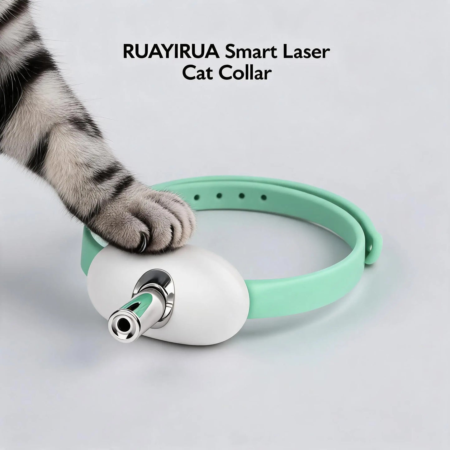 Smart Laser Cat Collar - Automatic Interactive Toy for Indoor Kittens, USB Rechargeable & Adjustable 45° Laser for Endless Fun and Exercise