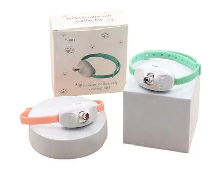 Smart Laser Cat Collar - Automatic Interactive Toy for Indoor Kittens, USB Rechargeable & Adjustable 45° Laser for Endless Fun and Exercise