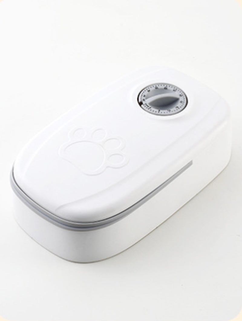 Automatic Pet Feeder - Smart Food Dispenser for Cats and Dogs with Timer and Stainless Steel Bowl