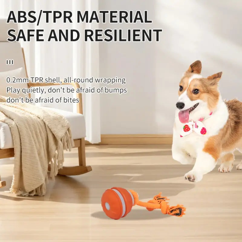 Interactive Smart Rolling Ball Toy for Dogs - Electric Pet Stimulation & Indoor Training, Durable & Bite-Resistant for Ultimate Boredom Relief