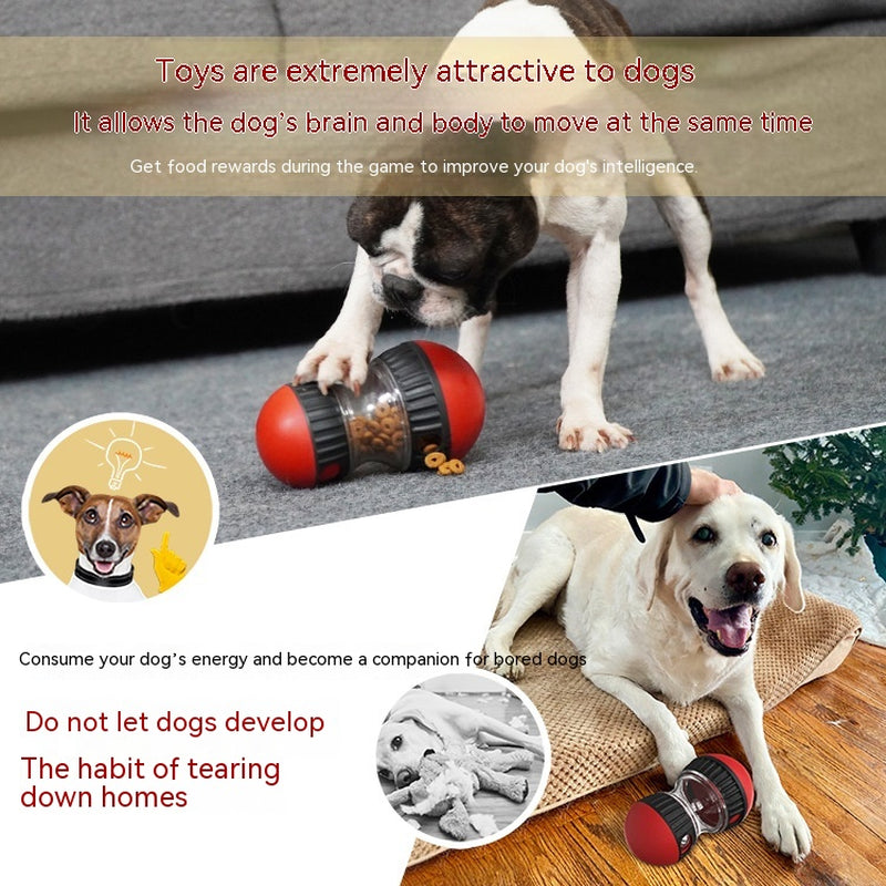 Interactive Food Dispensing Dog Toy Tumbler - Puzzle Ball for Slow Feeding and Stomach Protection, Enhancing Pet Intelligence