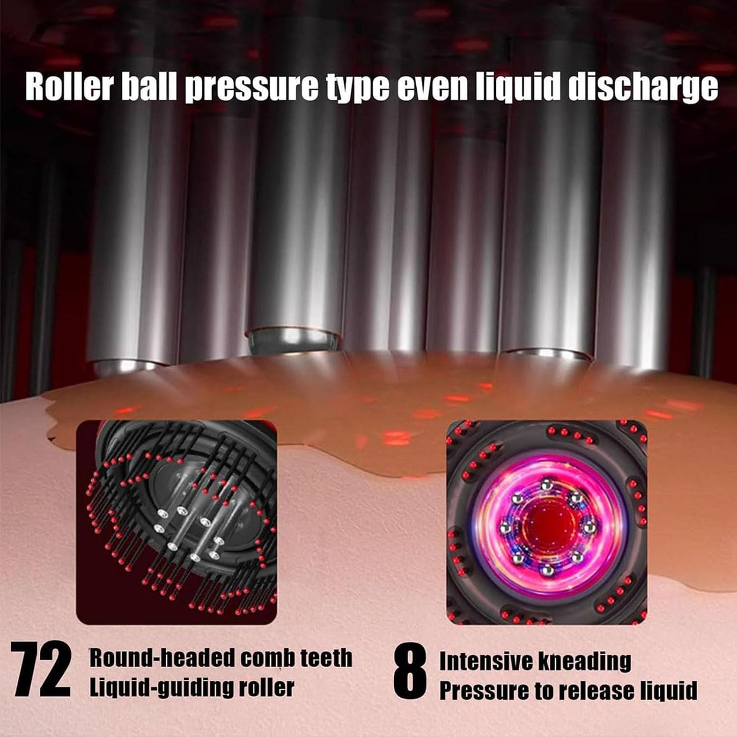 Electric Scalp Massager – Red Light Therapy for Hair Growth & Relaxation