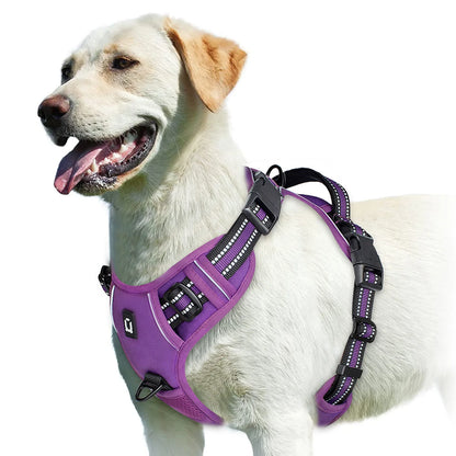 Ultimate No Pull Dog Harness - Adjustable Soft Padded Vest with Easy Control Handle for Comfort and Safety