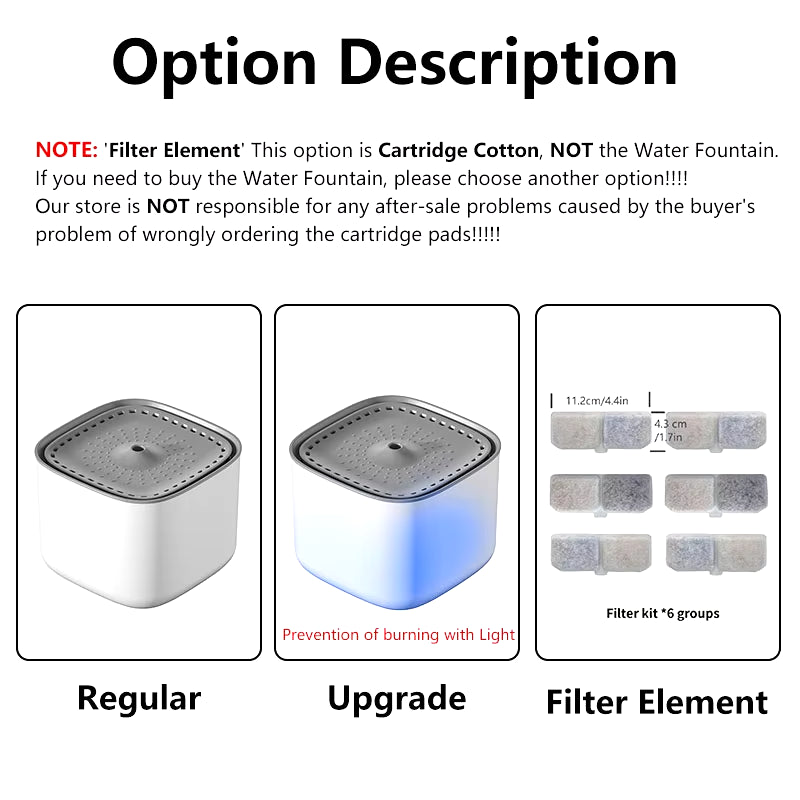 Ultimate 3L Cat Water Fountain – Quiet, USB-Powered, Large Capacity Filtered Water Dispenser for Happy Hydrated Cats!