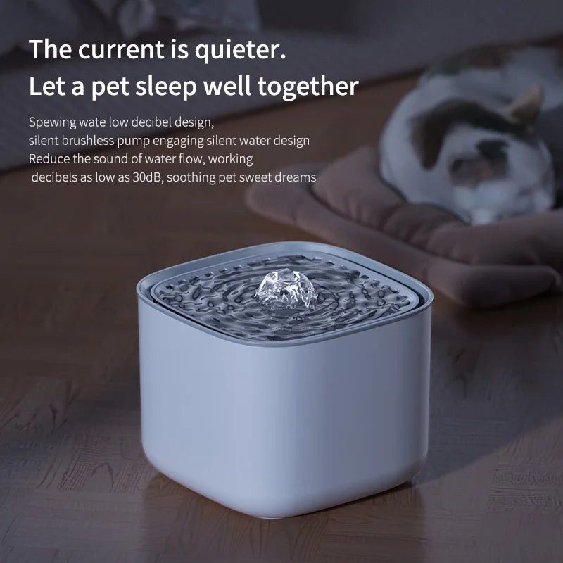 Ultimate 3L Cat Water Fountain – Quiet, USB-Powered, Large Capacity Filtered Water Dispenser for Happy Hydrated Cats!