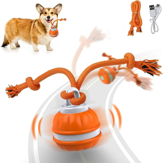 Interactive Smart Rolling Ball Toy for Dogs - Electric Pet Stimulation & Indoor Training, Durable & Bite-Resistant for Ultimate Boredom Relief