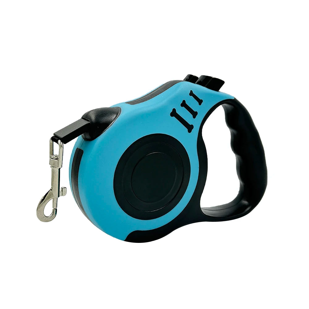 Premium 3M Automatic Retractable Dog Leash - 5M Nylon Lead for Small Dogs & Cats - Perfect for Outdoor Adventures, Walking & Hiking