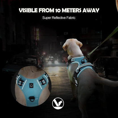 Ultimate No Pull Dog Harness - Adjustable Soft Padded Vest with Easy Control Handle for Comfort and Safety