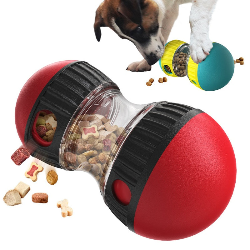 Interactive Food Dispensing Dog Toy Tumbler - Puzzle Ball for Slow Feeding and Stomach Protection, Enhancing Pet Intelligence