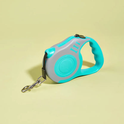 Premium 3M Automatic Retractable Dog Leash - 5M Nylon Lead for Small Dogs & Cats - Perfect for Outdoor Adventures, Walking & Hiking