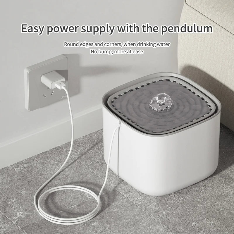 Ultimate 3L Cat Water Fountain – Quiet, USB-Powered, Large Capacity Filtered Water Dispenser for Happy Hydrated Cats!