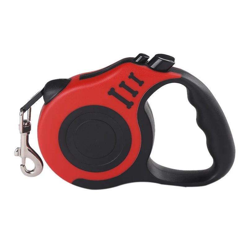 Premium 3M Automatic Retractable Dog Leash - 5M Nylon Lead for Small Dogs & Cats - Perfect for Outdoor Adventures, Walking & Hiking