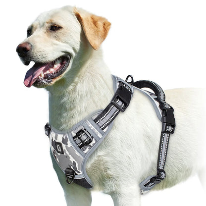 Ultimate No Pull Dog Harness - Adjustable Soft Padded Vest with Easy Control Handle for Comfort and Safety