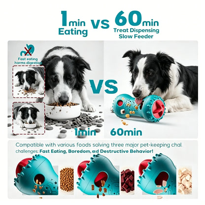 WXAT Interactive Treat Dispensing Dog Puzzle Toy - Mentally Stimulating Enrichment for Dogs and Cats, Perfect Gift for Puppies!