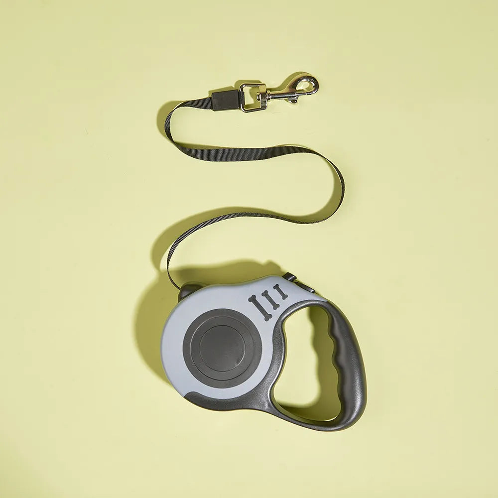 Premium 3M Automatic Retractable Dog Leash - 5M Nylon Lead for Small Dogs & Cats - Perfect for Outdoor Adventures, Walking & Hiking