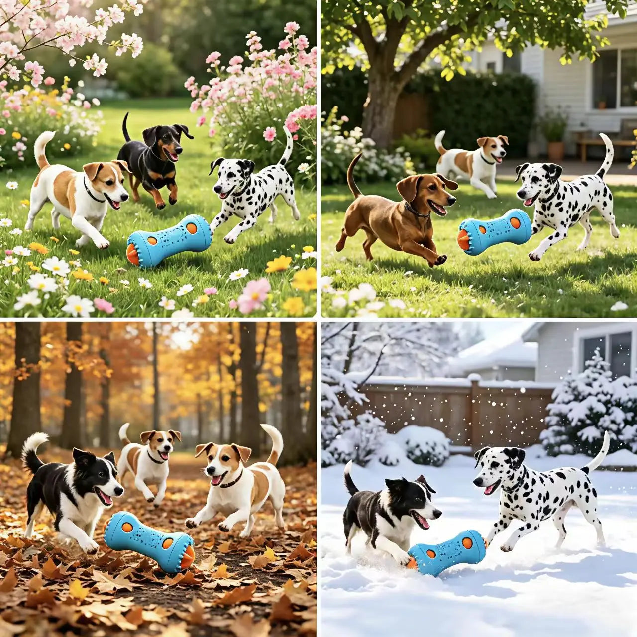 WXAT Interactive Treat Dispensing Dog Puzzle Toy - Mentally Stimulating Enrichment for Dogs and Cats, Perfect Gift for Puppies!