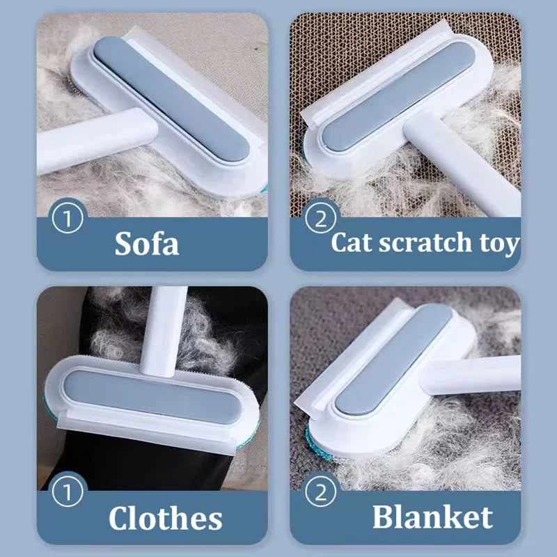 Ultimate Pet Hair Removal Gloves - Reusable Double-Sided Grooming Tool for Effortless Fur Removal from Carpets and Sofas