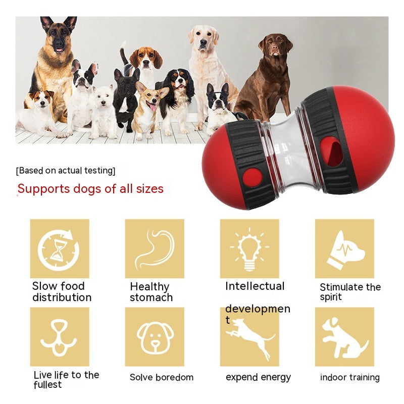 Interactive Food Dispensing Dog Toy Tumbler - Puzzle Ball for Slow Feeding and Stomach Protection, Enhancing Pet Intelligence